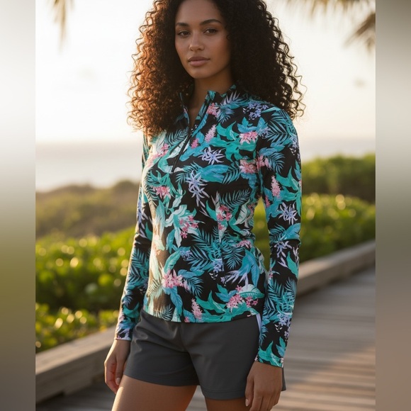 Tommy Bahama Tops - Tommy Bahama Golf Long Sleeve Shirt